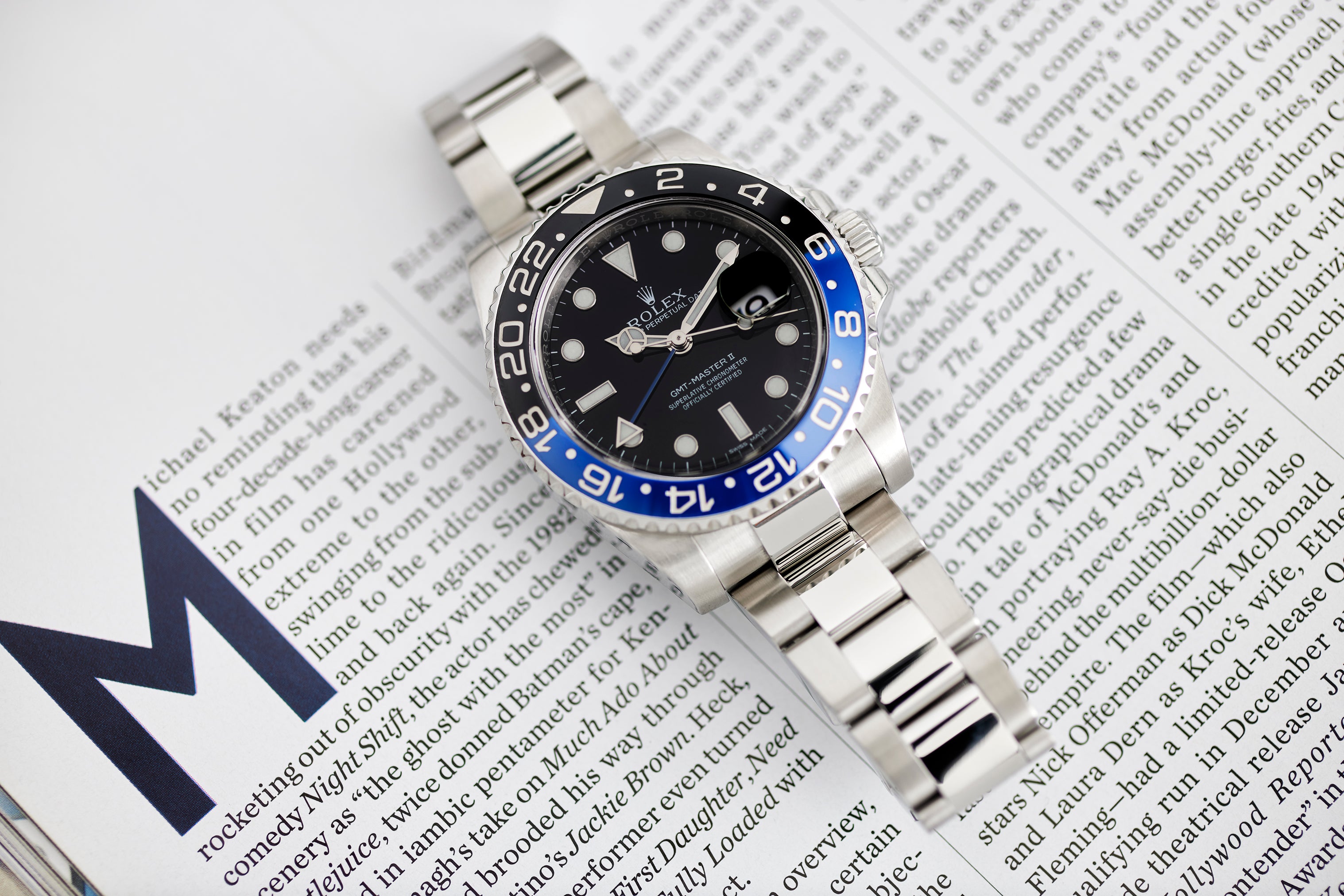 Rolex GMT-Master II Batman 116710 – HODINKEE Shop