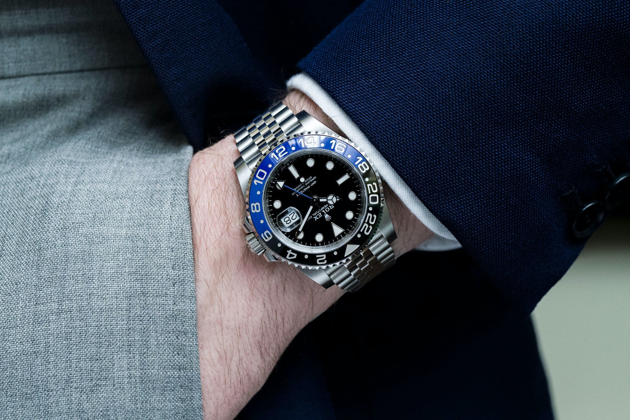 Rolex GMT-Master II Batman 126710BLNR – HODINKEE Shop
