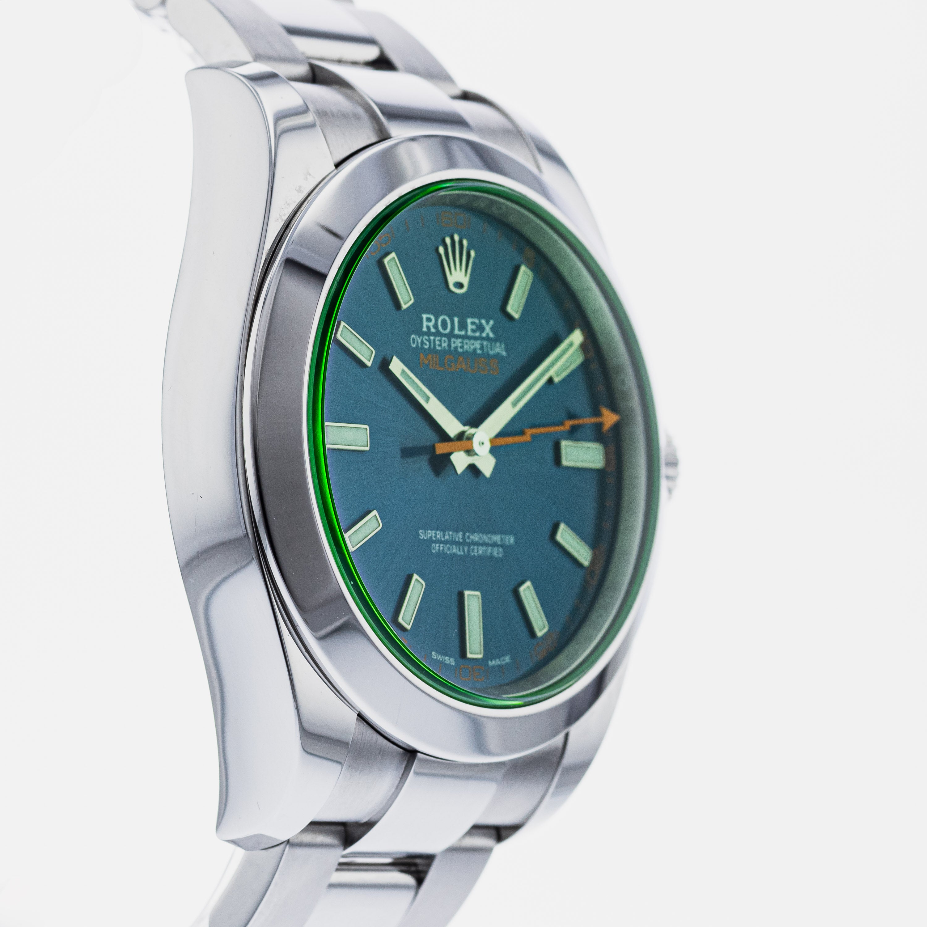 Rolex Oyster Perpetual Milgauss Blue Rolex Milgauss 38mm Rolex