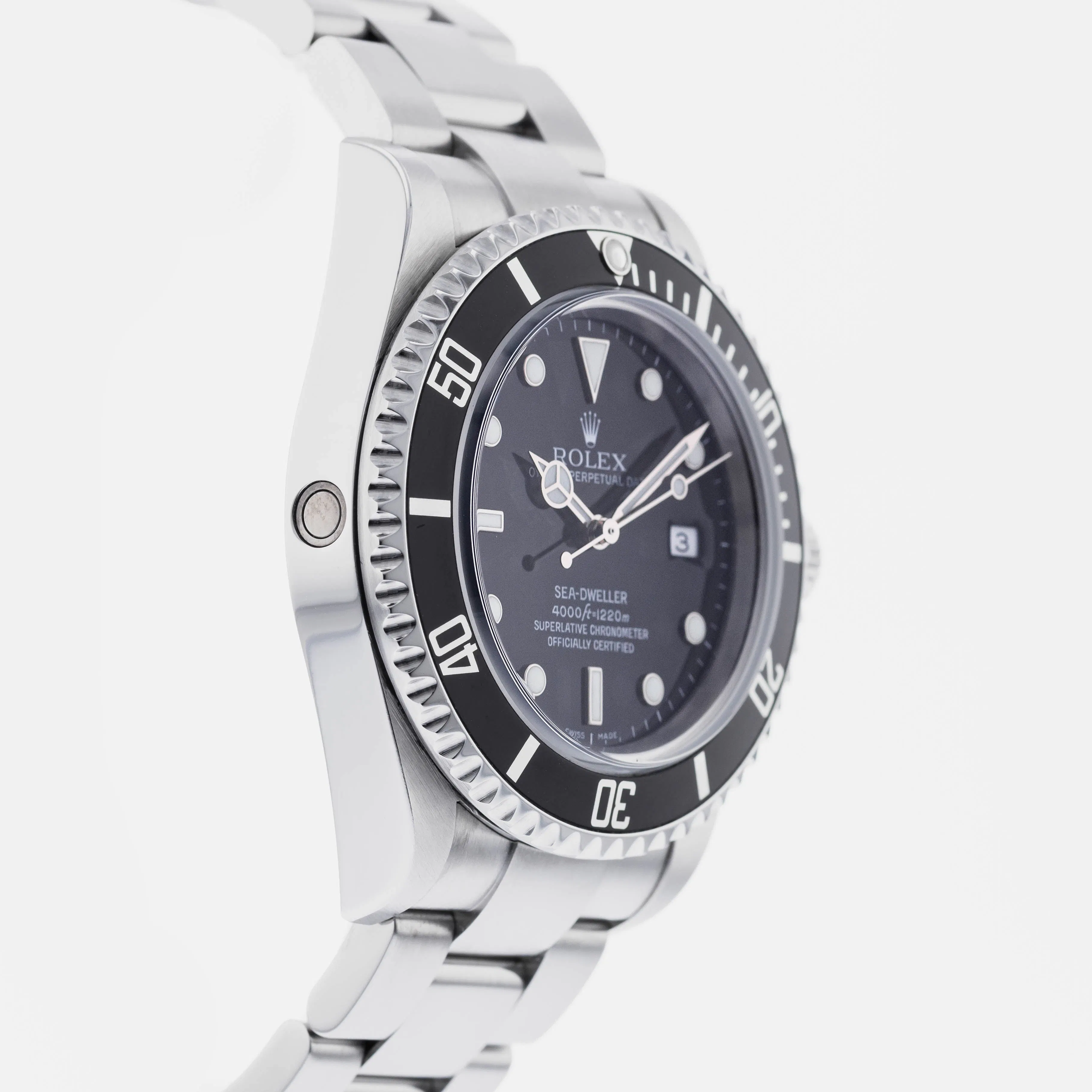 Verre Saphir (crystal) Pour Rolex Sea-Dweller 16600 - Réf. B25-285-C1 - Pièce Neuve D'origine