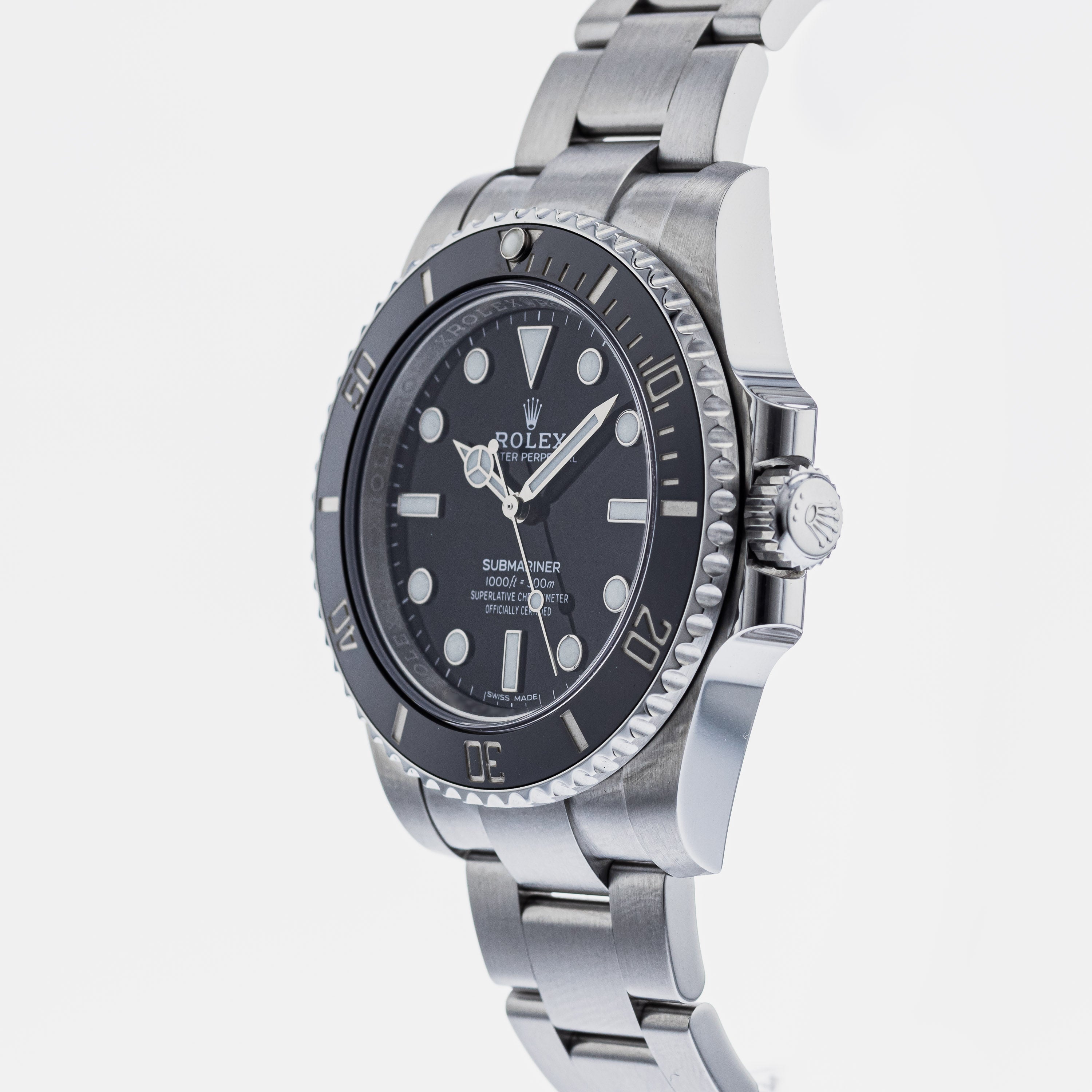 Rolex Submariner Automatic Black Dial Men's Watch 114060