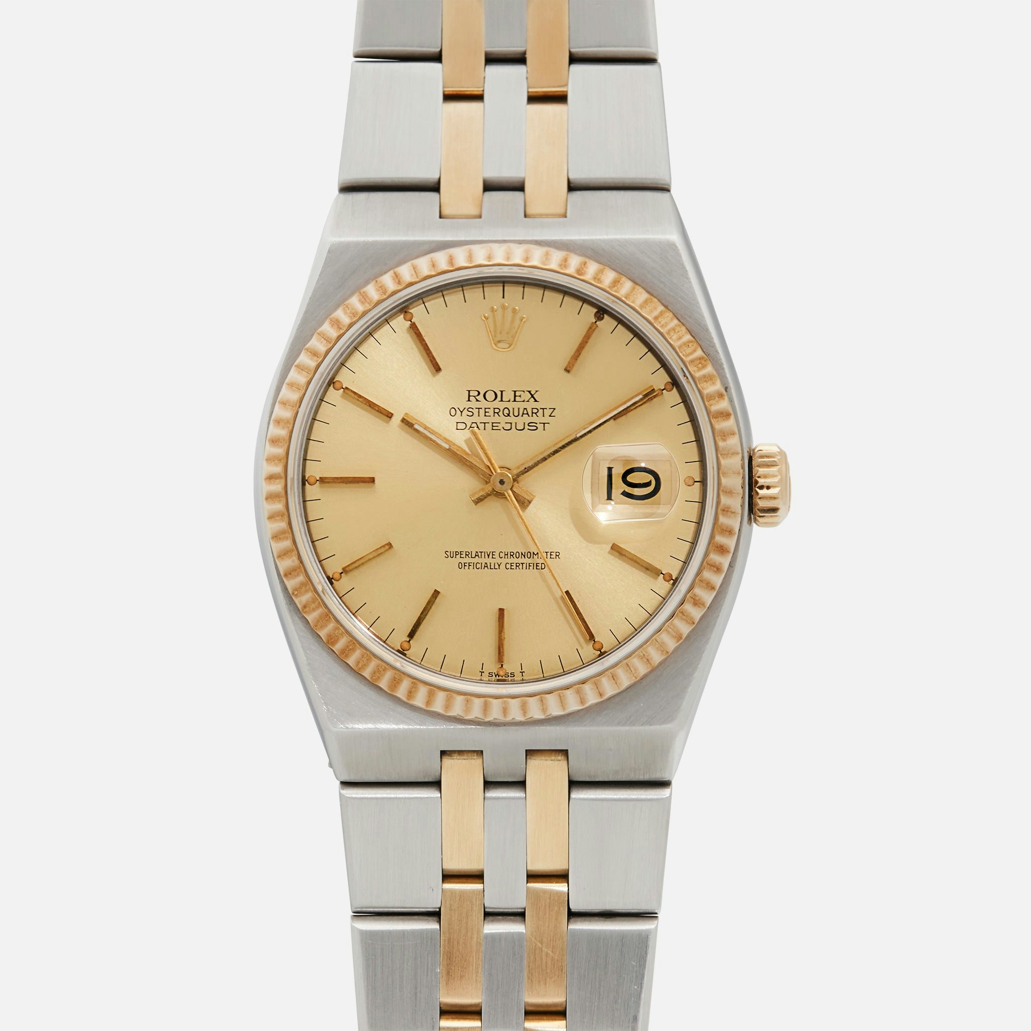 1979 Datejust Oysterquartz Ref. In Two-Tone Full Set - HODINKEE