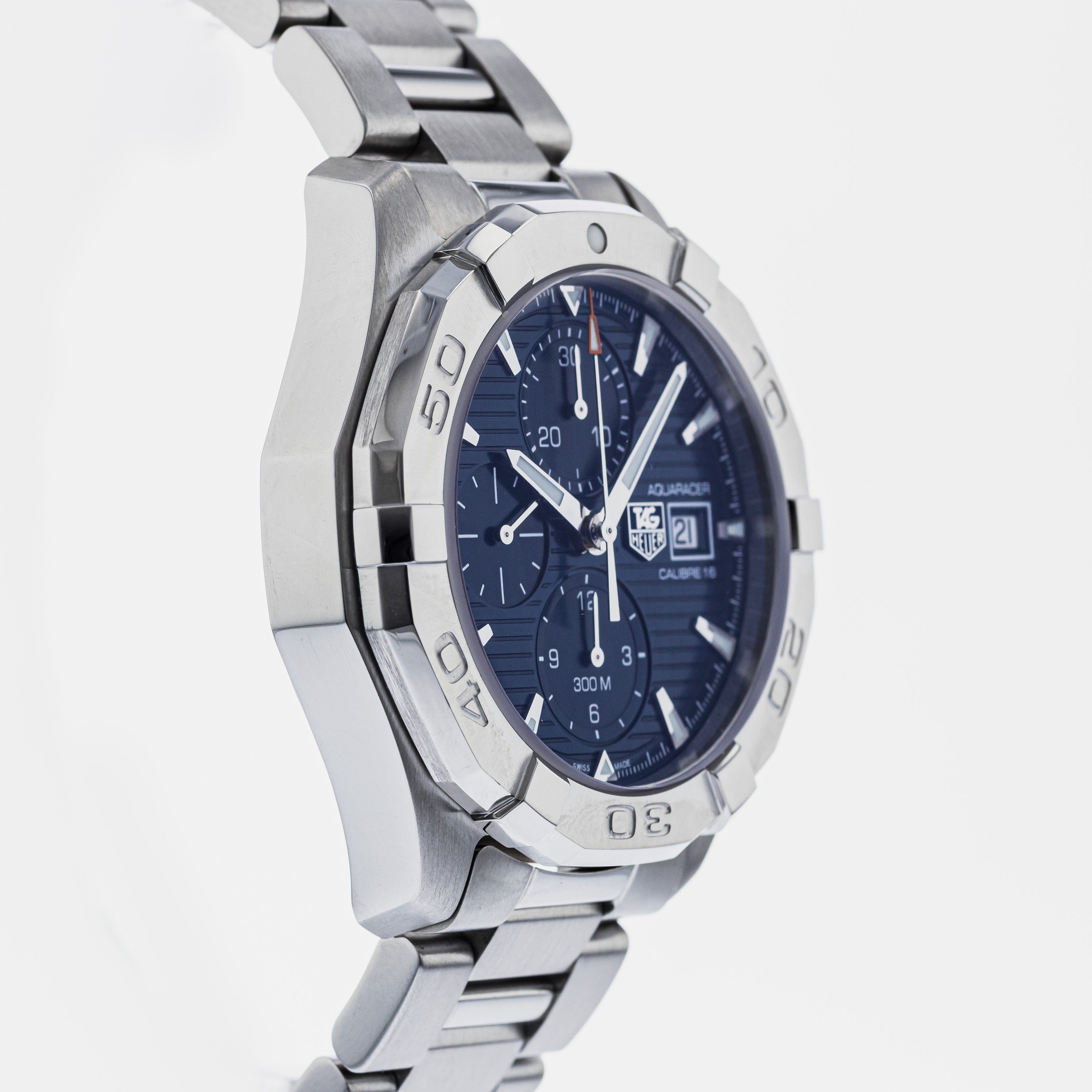 本当に信頼出来る商品 Calibre 300M Aquaracer Heuer TAG 16 CAY2112 Chronograph 時計