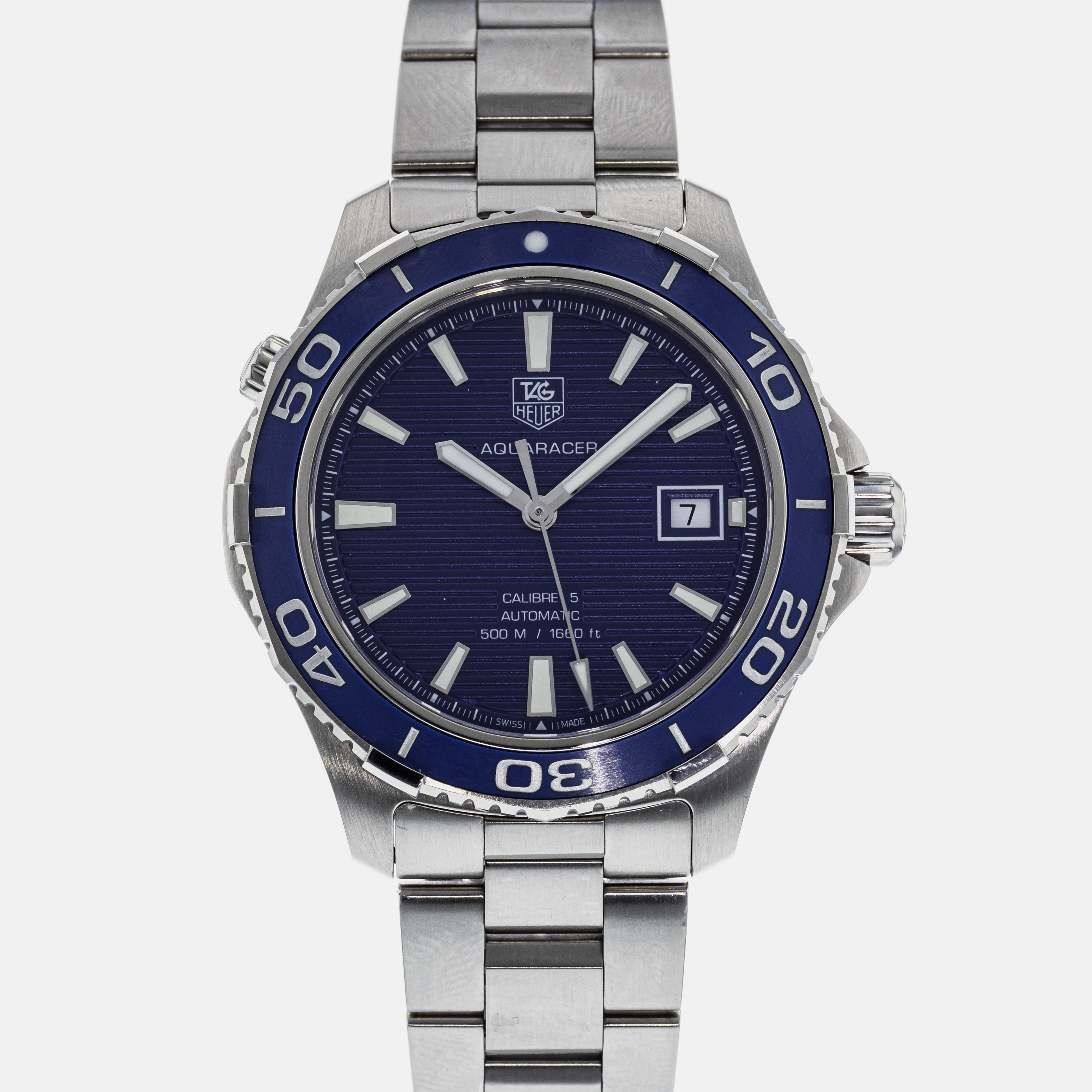 TAG Heuer Aquaracer 500M Calibre 5 WAK2111 – HODINKEE Shop