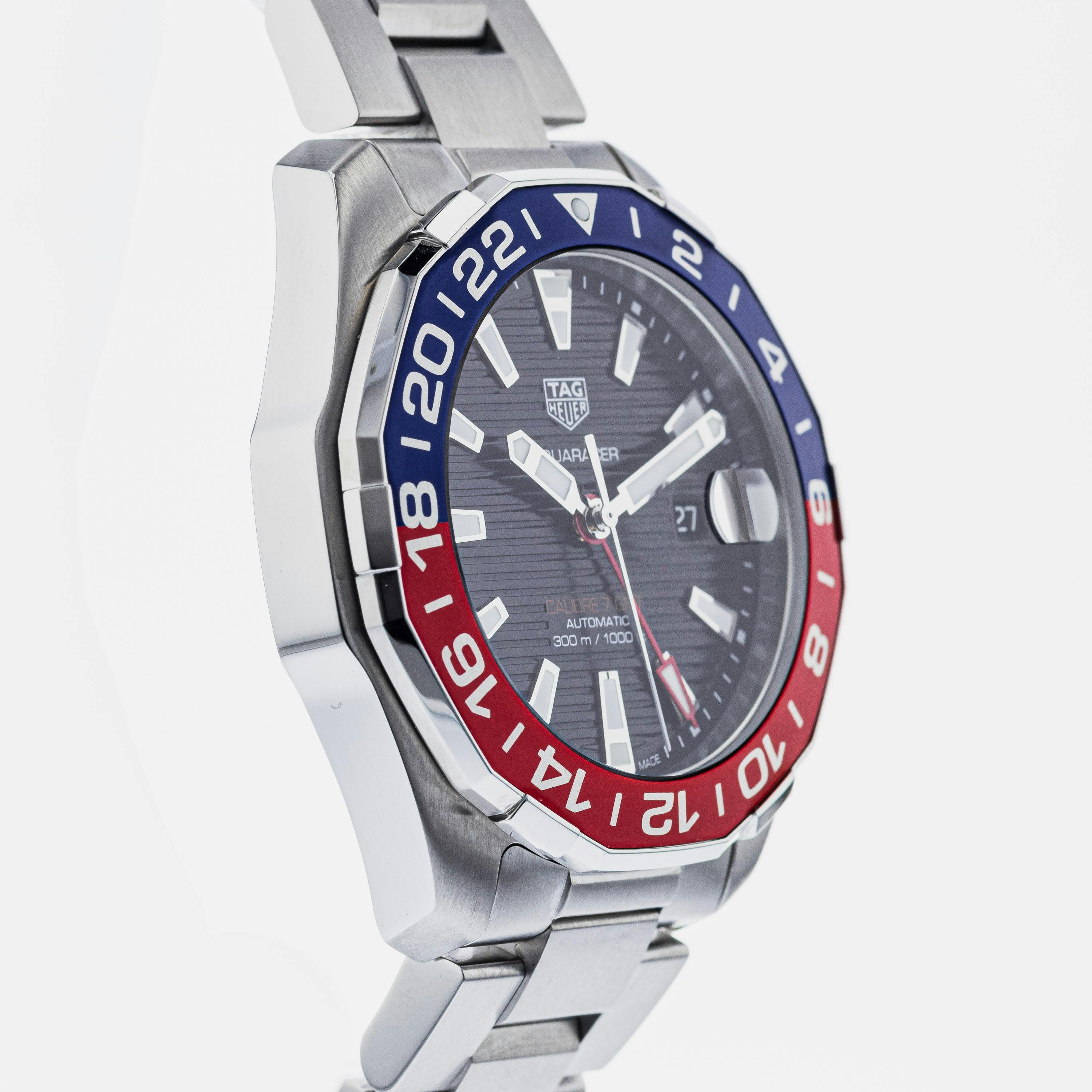 TAG Heuer Aquaracer 300M Calibre 7 Twin-Time Pepsi WAY201F