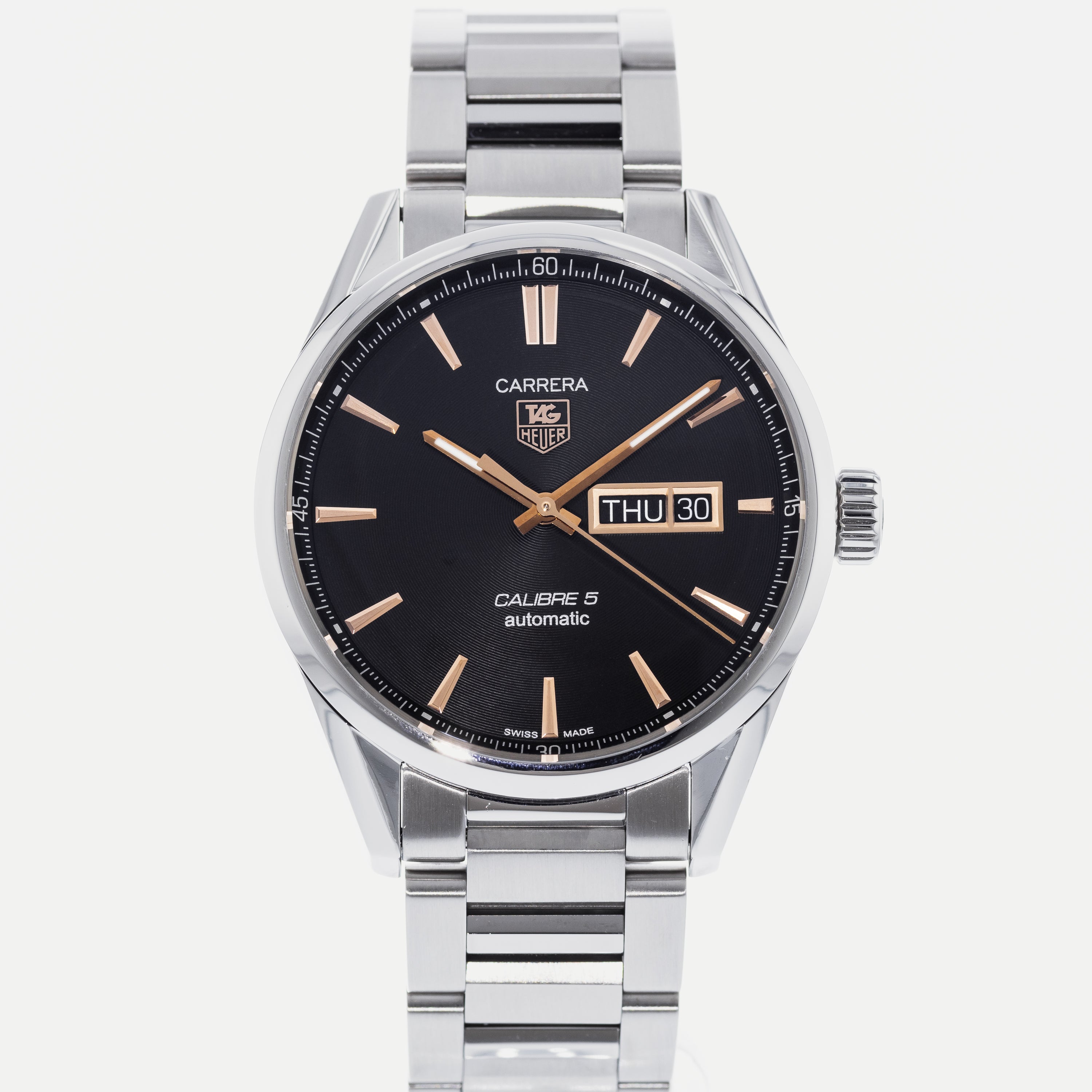 TAG Heuer Carrera Calibre 5 Day-Date WAR201C-1 – HODINKEE Shop
