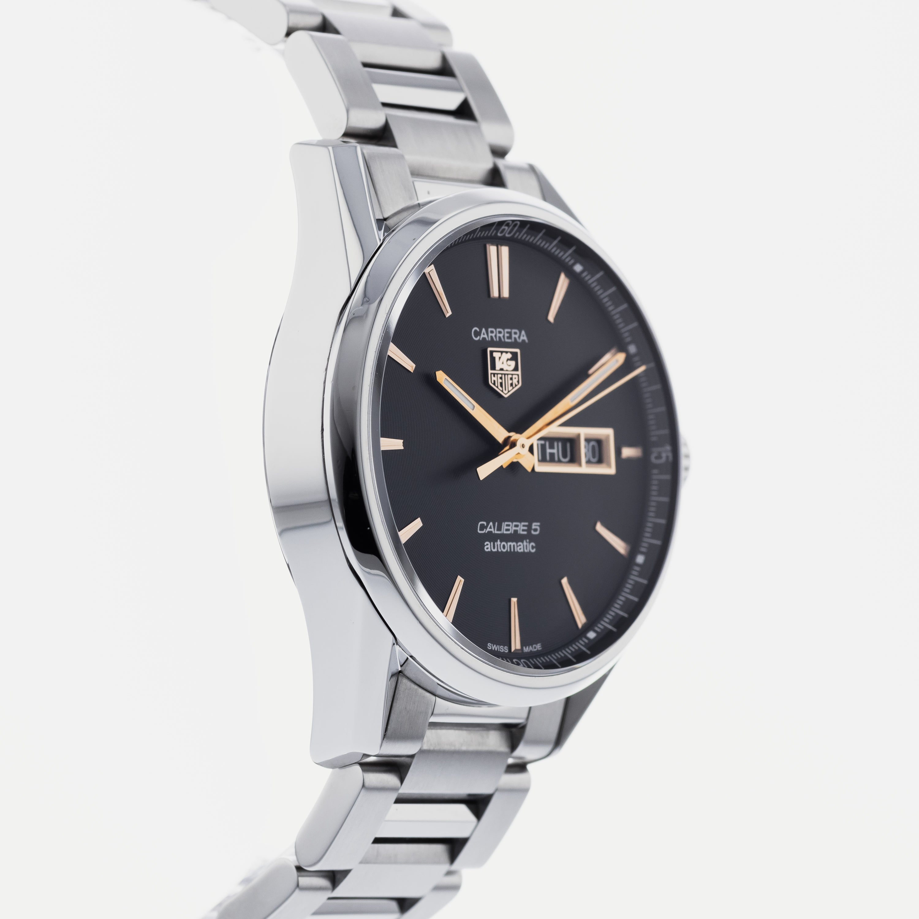 TAG Heuer Carrera Calibre 5 Day-Date WAR201C-1 – HODINKEE Shop