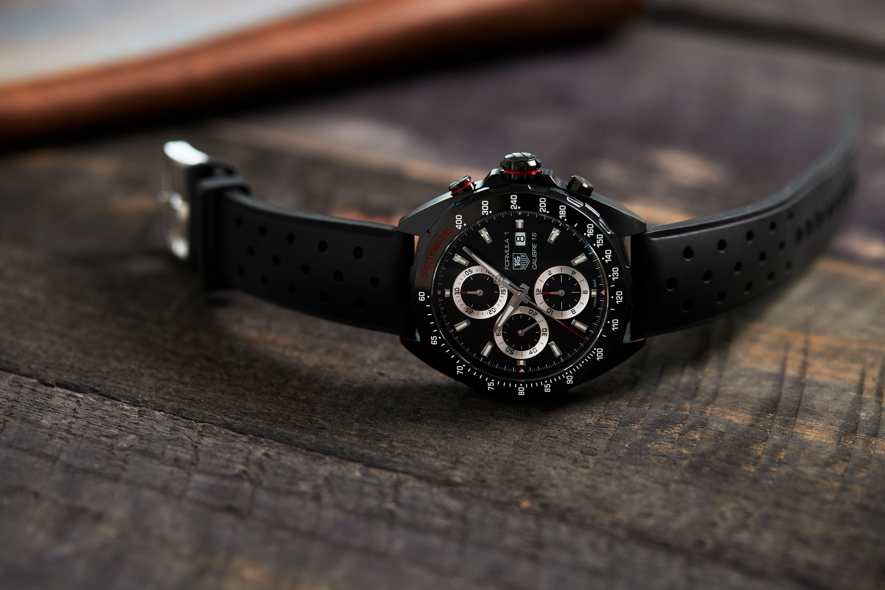 Tag heuer formula 1 calibre 16 black best sale