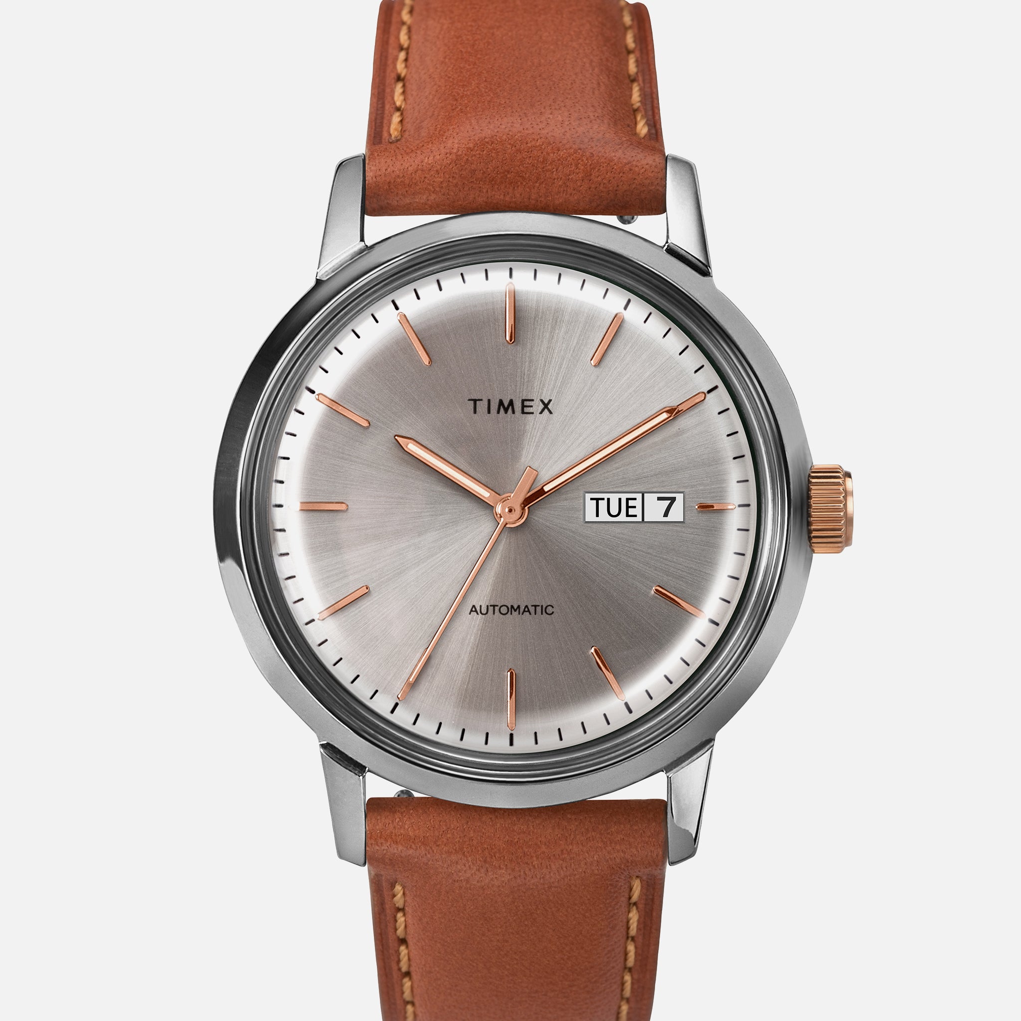 Q Timex 1975 Reissue Day-Date 38mm With Champagne Dial – HODINKEE Shop