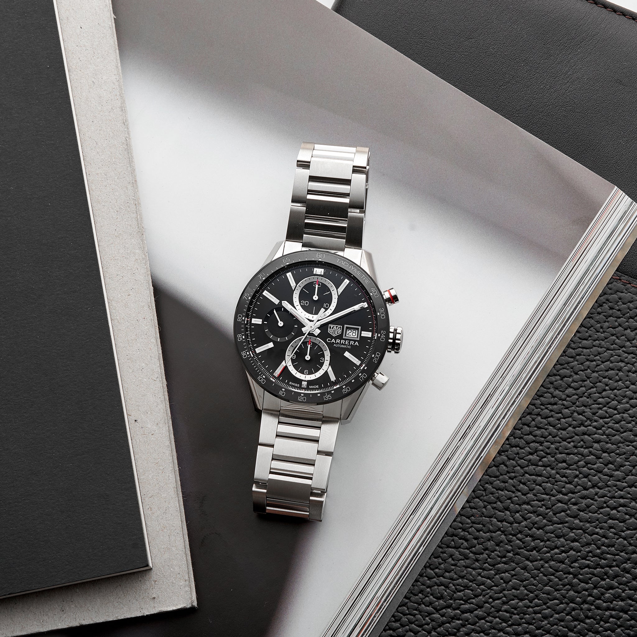 tag heuer carrera calibre 16 white