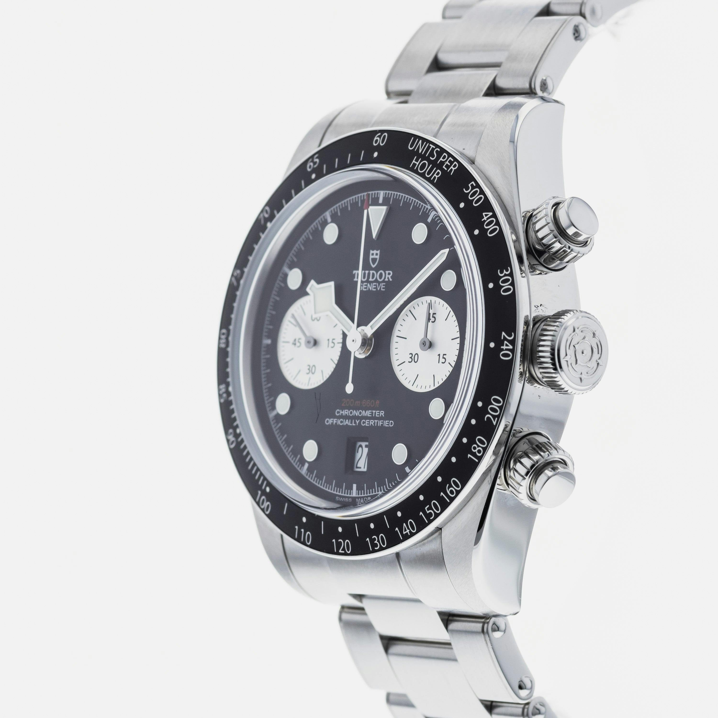nananvo 79360 | TUDOR BLACK DIAL STEEL BLACK BAY CHRONO