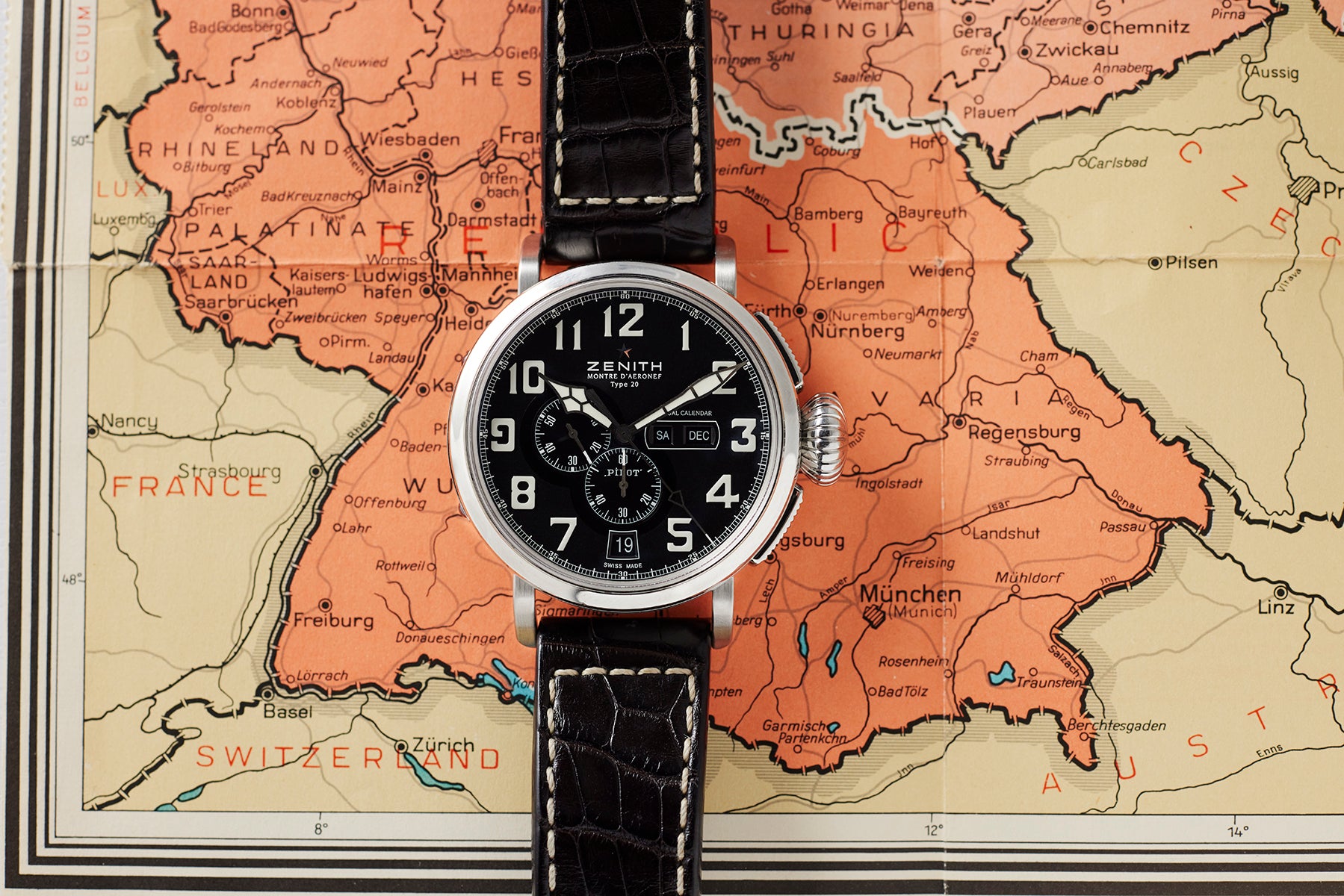 Zenith Pilot Montre d'Aeronef Type 20 Annual Calendar